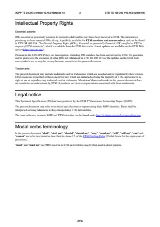 ETSI TS 136 213 V13.16.0 (2020-04) ETSI TS 136 213 V13.16.0 (2020-04) - LTE; Evolved Universal Terrestrial Radio Access (E-UTRA); Physical layer procedures (3GPP TS 36.213 version 13.16.0 Release 13)