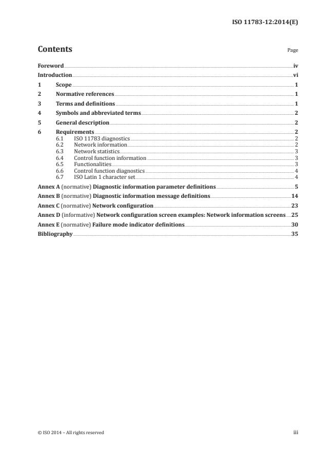 ISO 11783-12:2014 - Tractors and machinery for agriculture and forestry -- Serial control and communications data network