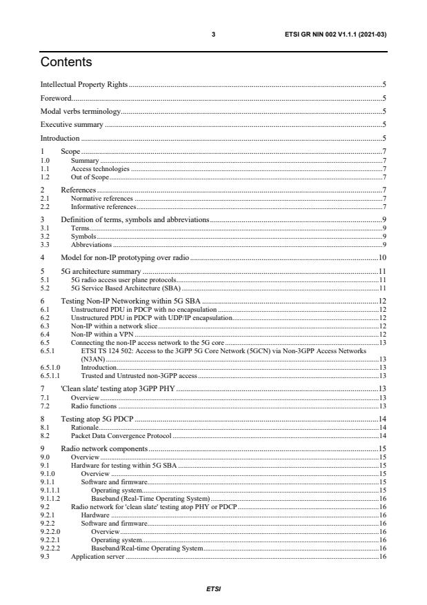 ETSI GR NIN 002 V1.1.1 (2021-03) - Non-IP Networking (NIN); Implementing Non-IP networking over 3GPP cellular access