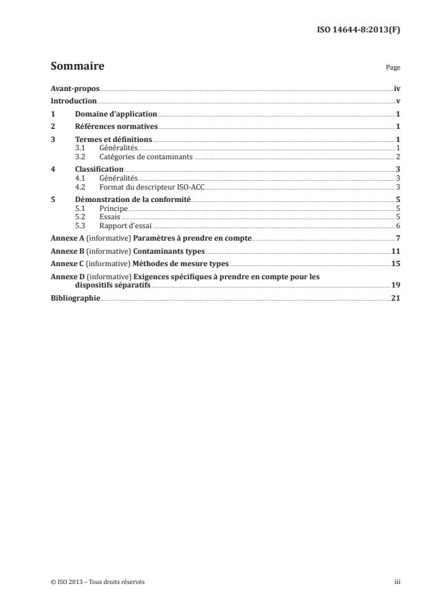 ISO 14644-8:2013 - Salles propres et environnements maîtrisés apparentés