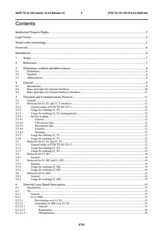 ETSI TS 133 128 V15.4.0 (2020-04) ETSI TS 133 128 V15.4.0 (2020-04) - LTE; 5G; Digital cellular telecommunications system (Phase 2+) (GSM); Universal Mobile Telecommunications System (UMTS); Security; Protocol and procedures for Lawful Interception (LI); Stage 3 (3GPP TS 33.128 version 15.4.0 Release 15) - Page 4 preview