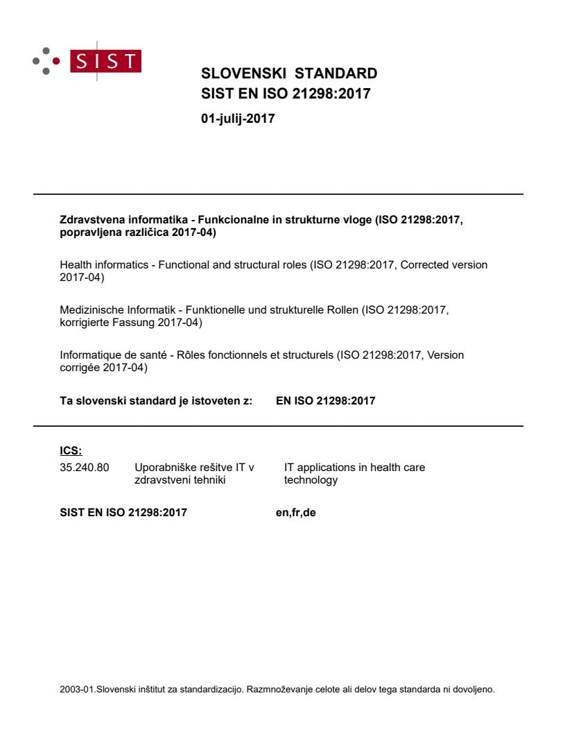 EN ISO 21298:2017 - BARVE
