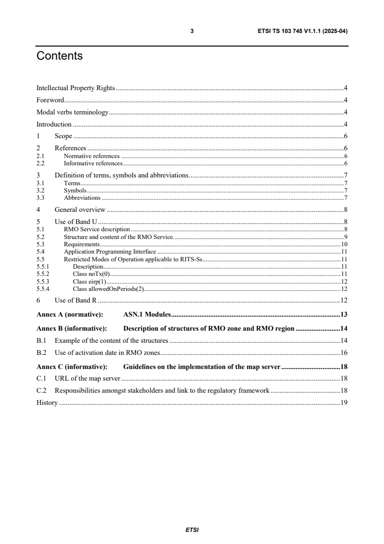ETSI TS 103 745 V1.1.1 (2025-04) - Requirements for the shared use of spectrum between Urban Rail and Road Intelligent Transport Systems (ITS) operating in the 5 875 MHz to 5 925 MHz frequency range