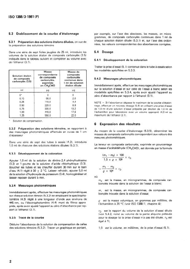 ISO 1388-3:1981 ISO 1388-3:1981 - Éthanol a usage industriel -- Méthodes d'essai - Page 4 preview
