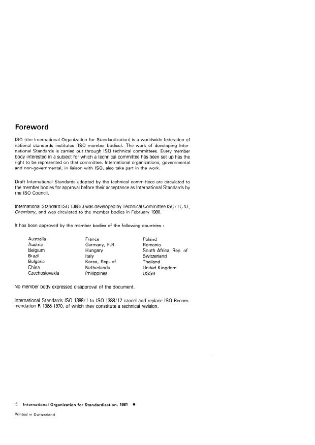 ISO 1388-3:1981 ISO 1388-3:1981 - Ethanol for industrial use -- Methods of test - Page 2 preview