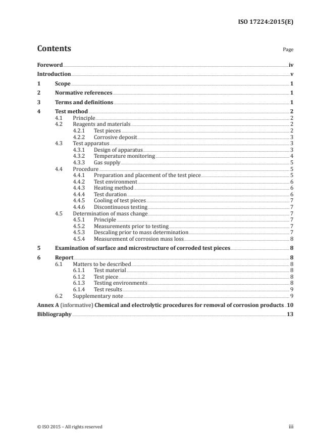 ISO 17224:2015 - Corrosion of metals and alloys -- Test method for high temperature corrosion testing of metallic materials by application of a deposit of salt, ash, or other substances
