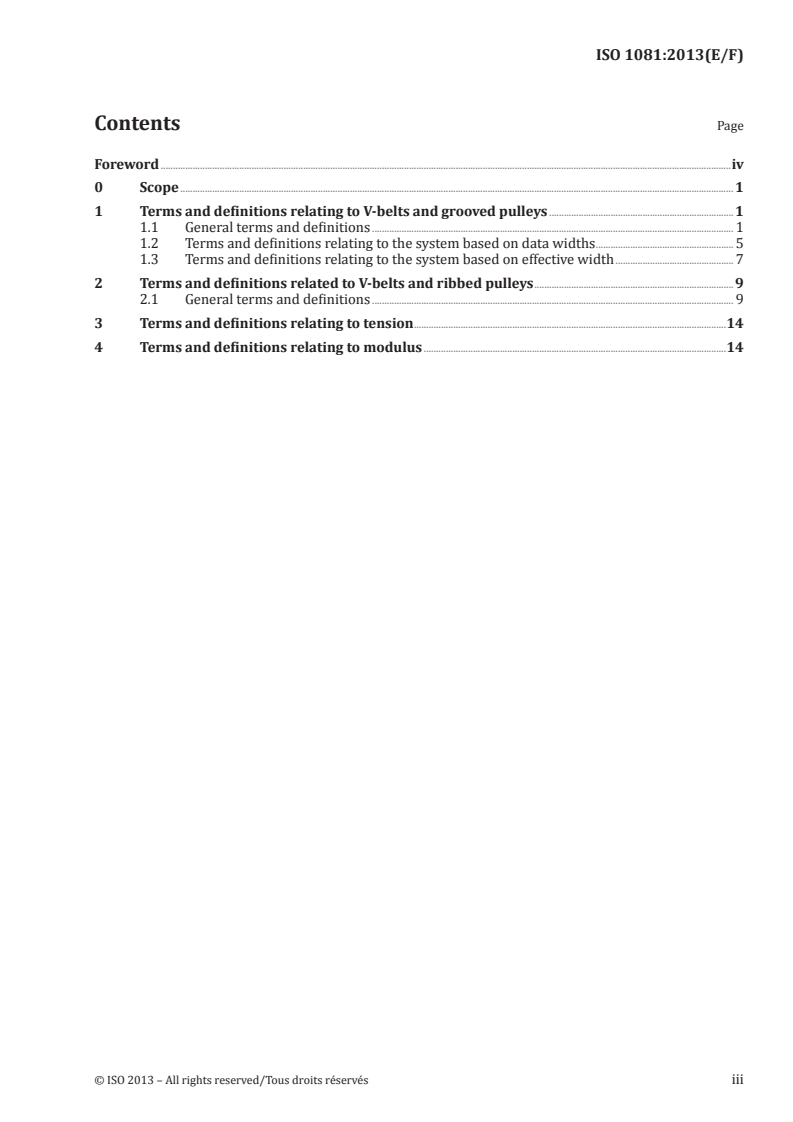 ISO 1081:2013 - Belt drives — V-belts and V-ribbed belts, and corresponding grooved pulleys — Vocabulary
Released:11/26/2013