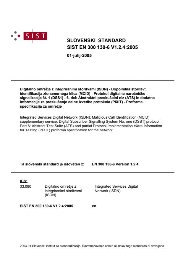 SIST EN 300 130-6 V1.2.4:2005