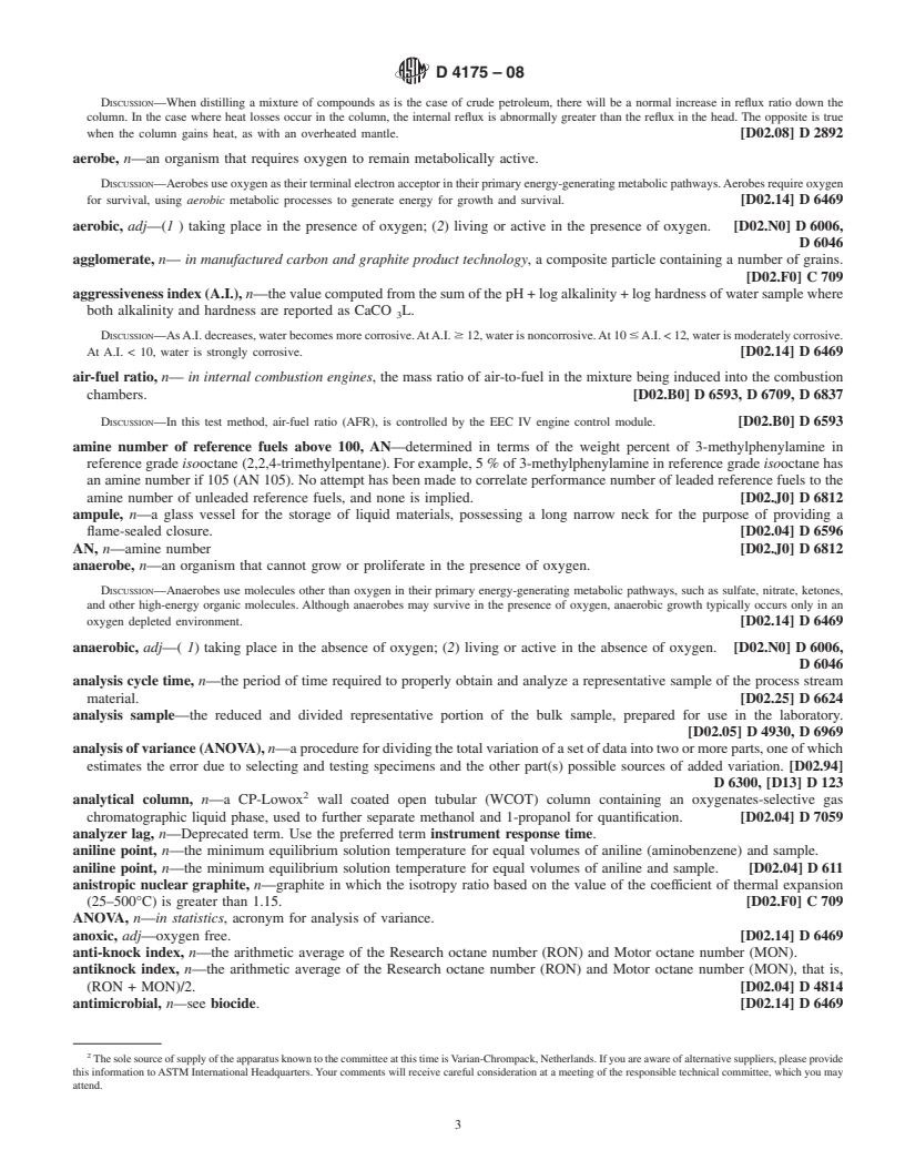 REDLINE ASTM D4175-08 - Standard Terminology Relating to Petroleum, Petroleum Products, and Lubricants