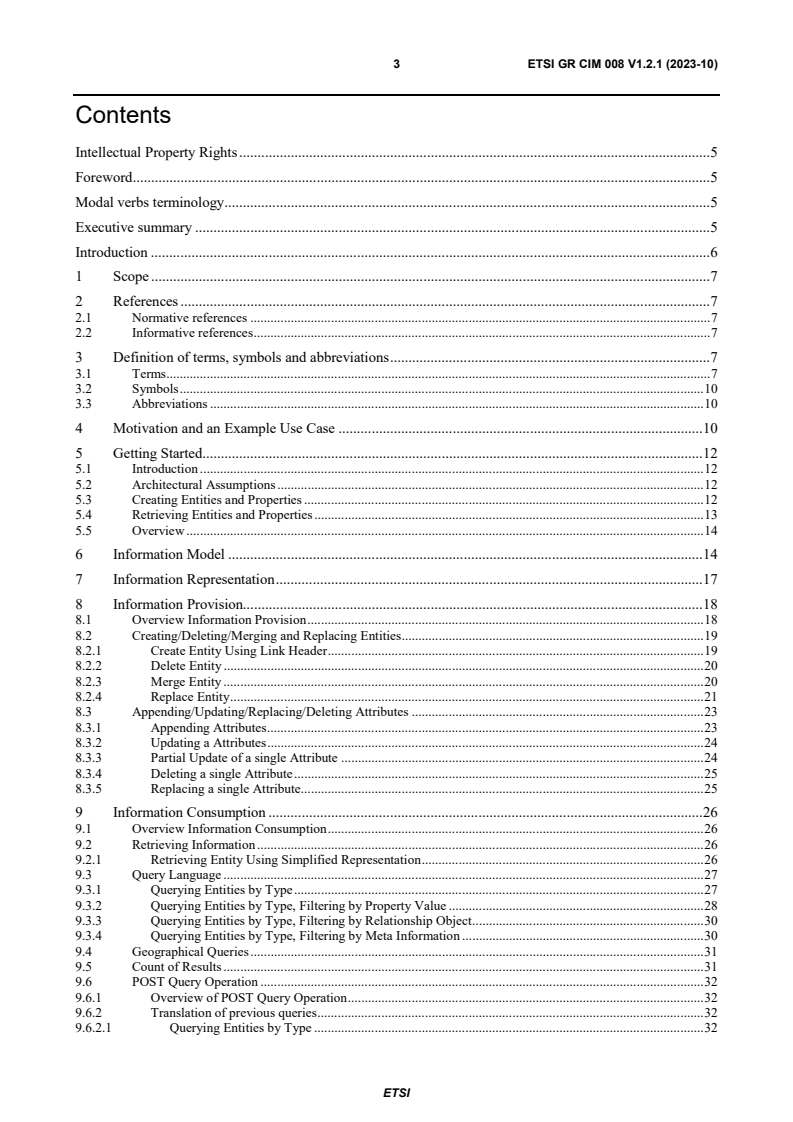 ETSI GR CIM 008 V1.2.1 (2023-10) - Context Information Management (CIM); NGSI-LD Primer