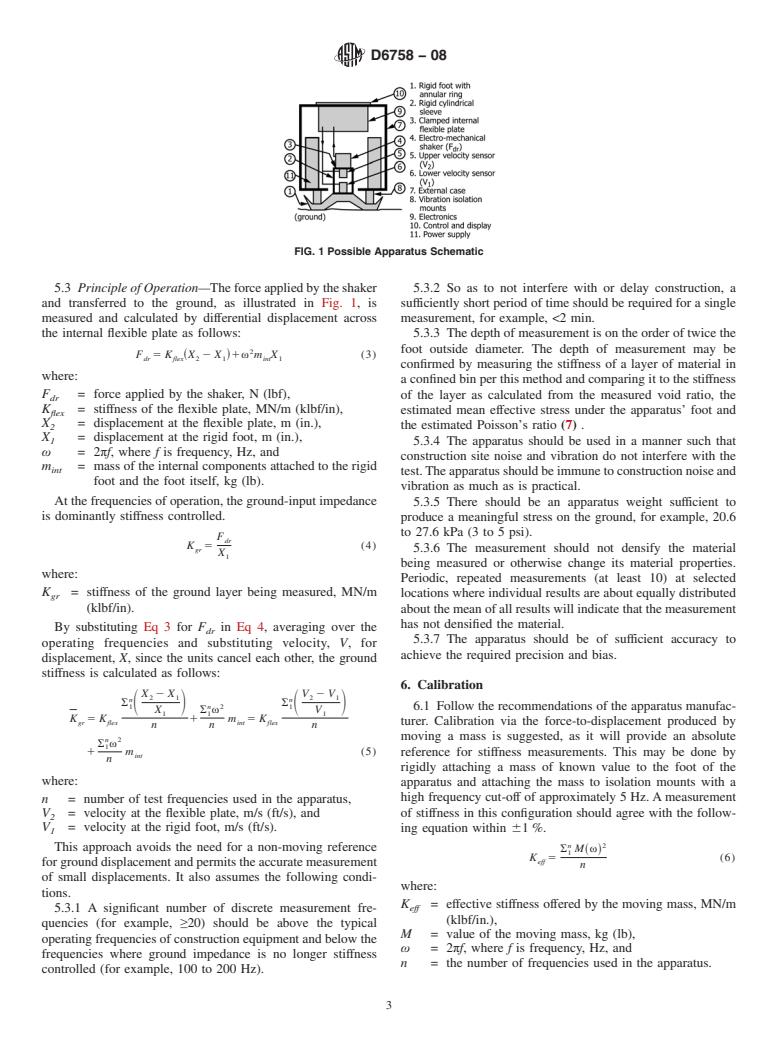 ASTM D6758-08 - Standard Test Method for Measuring Stiffness and Apparent Modulus of Soil and Soil-Aggregate In-Place by Electro-Mechanical Method (Withdrawn 2017)