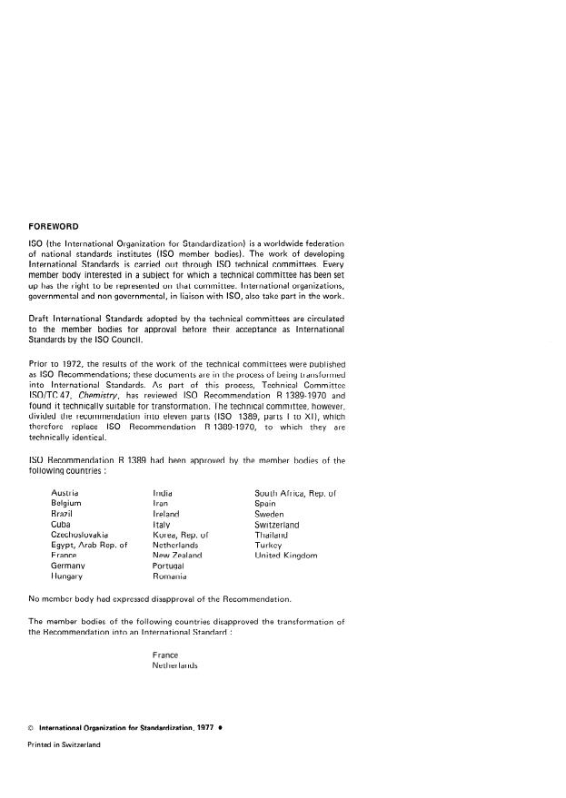 ISO 1389-2:1977 ISO 1389-2:1977 - Phthalic anhydride for industrial use -- Methods of test - Page 2 preview