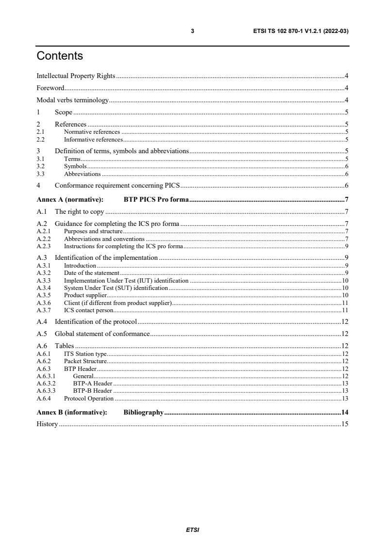 ETSI TS 102 870-1 V1.2.1 (2022-03) - Intelligent Transport Systems (ITS ...