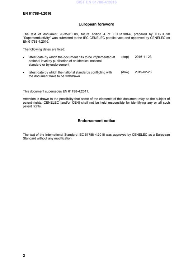 EN 61788-4:2016 EN 61788-4:2016 - BARVE - Page 4 preview