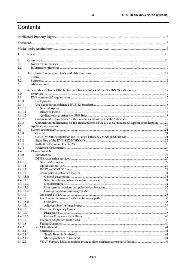 ETSI TR 102 376-2 V1.2.1 (2021-01) - Digital Video Broadcasting (DVB); Implementation guidelines for the second generation system for Broadcasting, Interactive Services, News Gathering and other broadband satellite applications; Part 2: S2 Extensions (DVB-S2X)