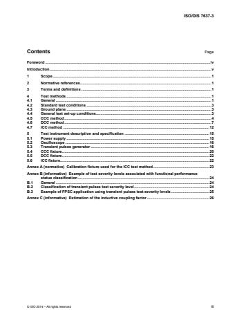ISO 7637-3:2016 - Road vehicles -- Electrical disturbances from conduction and coupling