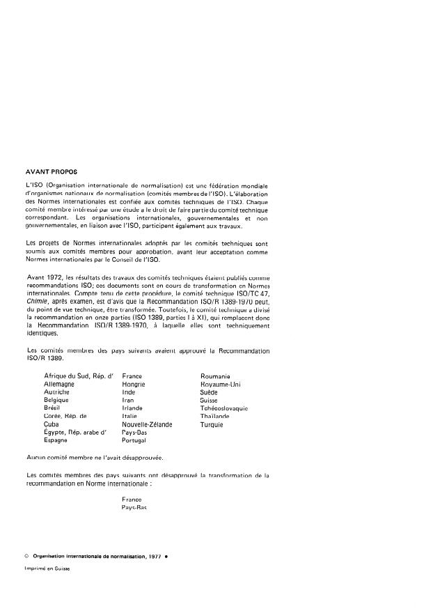 ISO 1389-9:1977 ISO 1389-9:1977 - Anhydride phtalique a usage industriel -- Méthodes d'essai - Page 2 preview