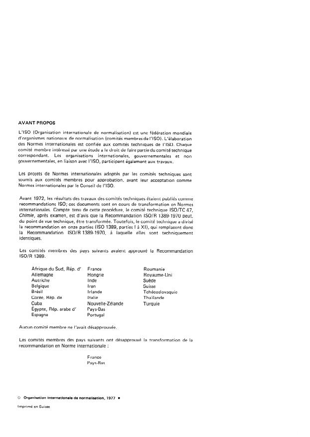 ISO 1389-9:1977 ISO 1389-9:1977 - Anhydride phtalique a usage industriel -- Méthodes d'essai - Page 2 preview