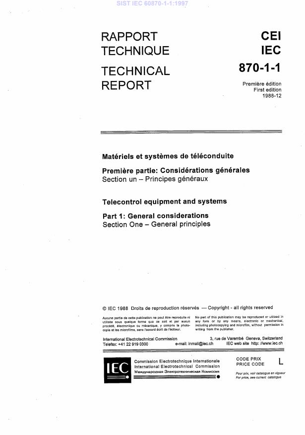 IEC 60870-1-1:1997