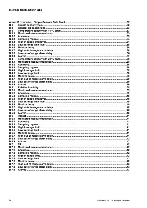 ISO/IEC 18000-64:2012 ISO/IEC 18000-64:2012 - Information technology -- Radio frequency identification for item management - Page 4 preview