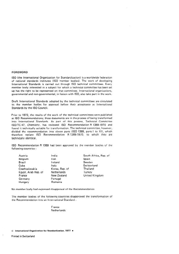 ISO 1389-11:1977 ISO 1389-11:1977 - Phthalic anhydride for industrial use -- Methods of test - Page 2 preview