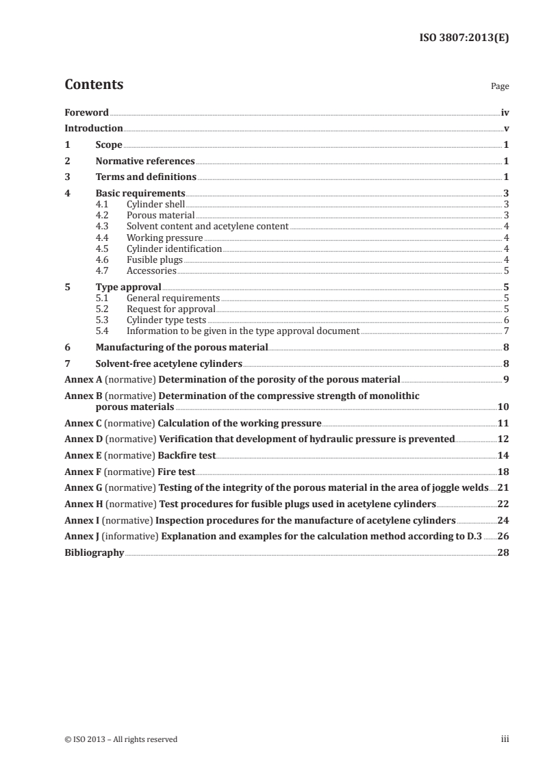 ISO 3807:2013 - Gas cylinders — Acetylene cylinders — Basic requirements and type testing
Released:10/29/2014