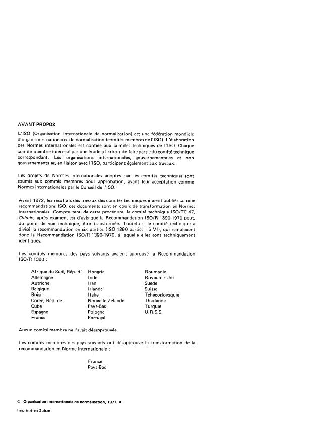 ISO 1390-4:1977 ISO 1390-4:1977 - Anhydride maléique a usage industriel -- Méthodes d'essai - Page 2 preview