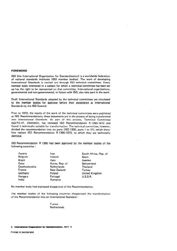 ISO 1390-4:1977 ISO 1390-4:1977 - Maleic anhydride for industrial use -- Methods of test - Page 2 preview