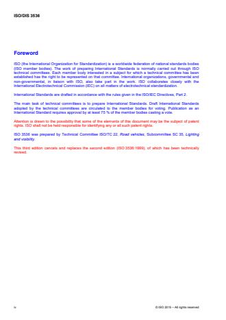 ISO 3536:2016 ISO 3536:2016 - Road vehicles -- Safety glazing materials -- Vocabulary - Page 4 preview