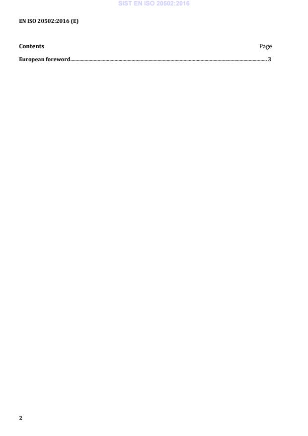 SIST EN ISO 20502:2016 SIST EN ISO 20502:2016 - Page 4 preview