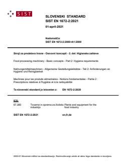 EN 1672-2:2020 EN 1672-2:2021 - BARVE - Page 1 preview