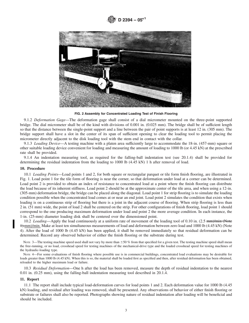 REDLINE ASTM D2394-05e1 - Standard Test Methods for  Simulated Service Testing of Wood and Wood-Base Finish Flooring