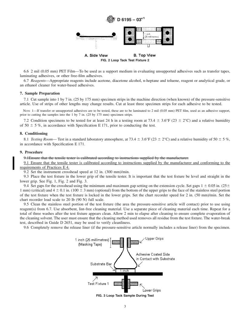 REDLINE ASTM D6195-03e1 - Standard Test Methods for Loop Tack