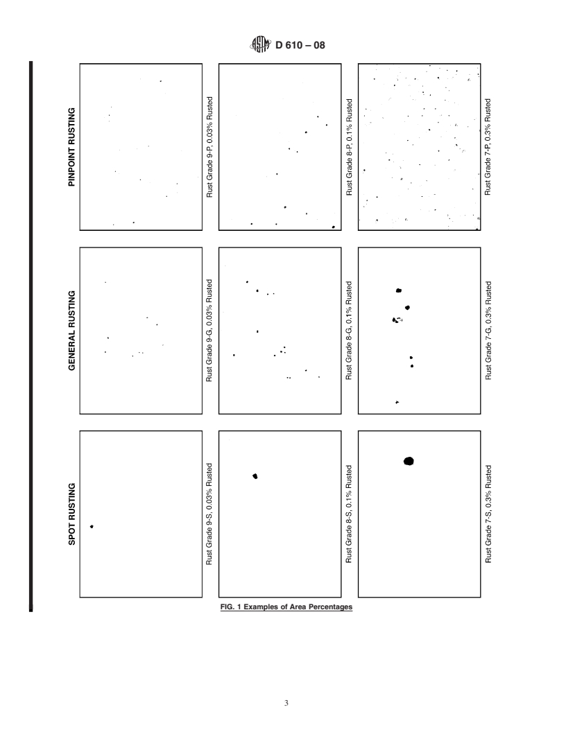 REDLINE ASTM D610-08 - Standard Practice for  Evaluating Degree of Rusting on Painted Steel Surfaces