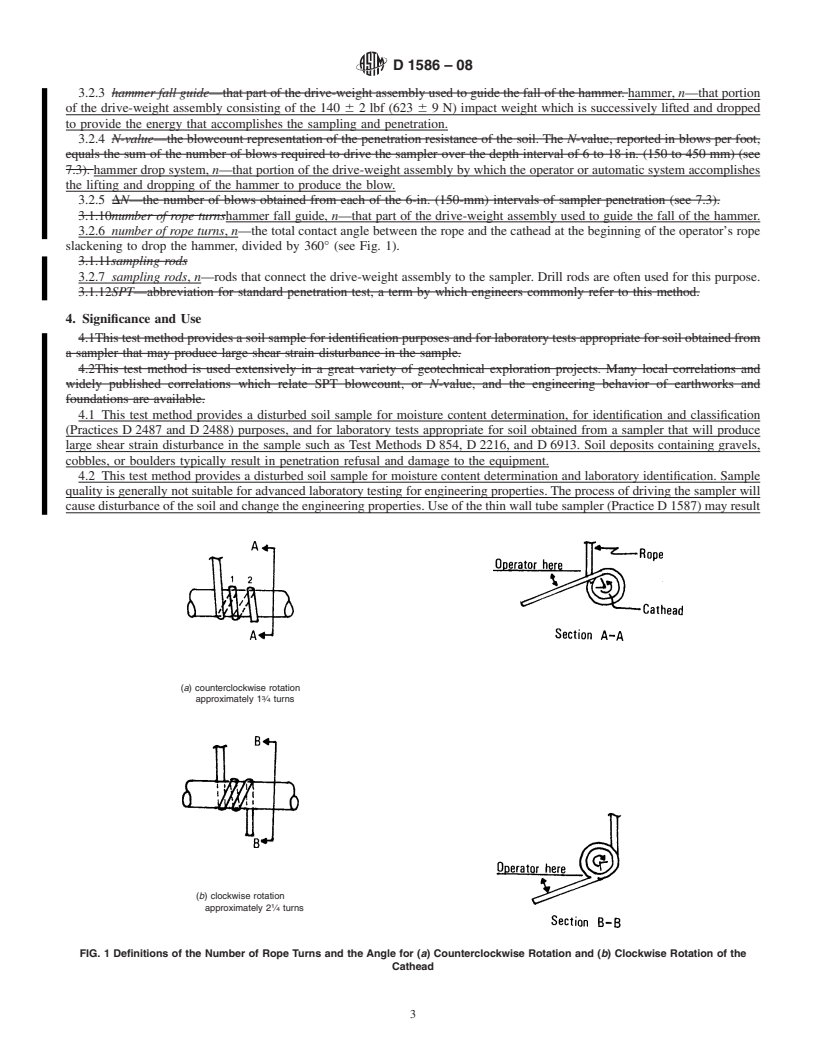 REDLINE ASTM D1586-08 - Standard Test Method for  Standard Penetration Test (SPT) and Split-Barrel Sampling of Soils