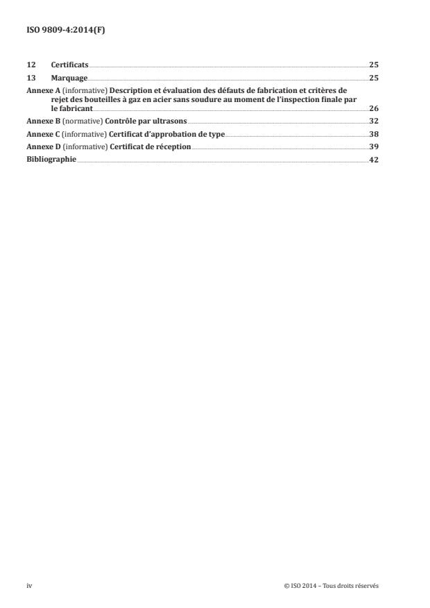 ISO 9809-4:2014 ISO 9809-4:2014 - Bouteilles a gaz -- Bouteilles a gaz rechargeables en acier sans soudure -- Conception, construction et essais - Page 4 preview