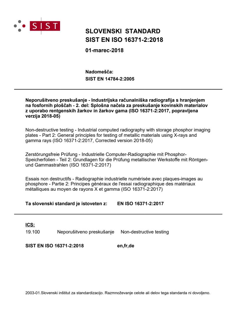 EN ISO 16371-2:2018 - BARVE