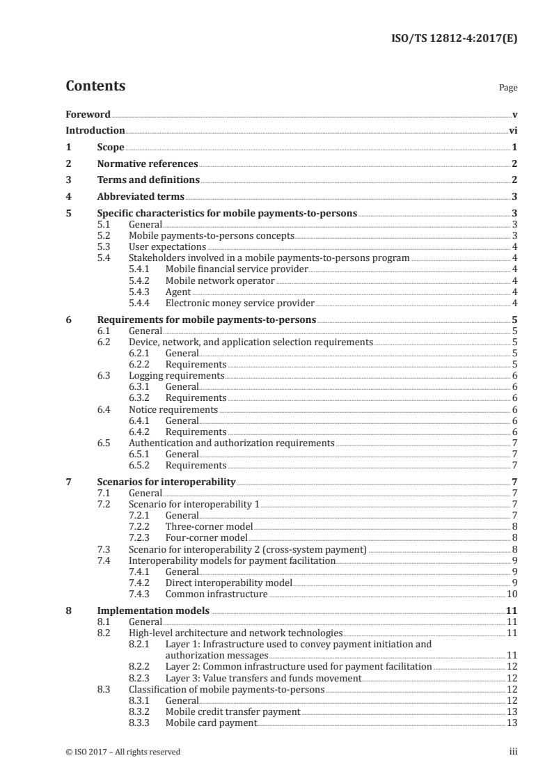 ISO/TS 12812-4:2017 - Core banking — Mobile financial services — Part 4: Mobile payments-to-persons
Released:3/28/2017