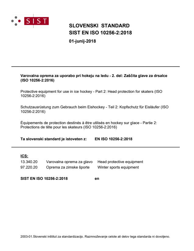 EN ISO 10256-2:2018