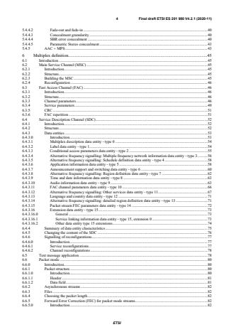 SIST ES 201 980 V4.2.1:2021 ETSI ES 201 980 V4.2.1 (2020-11) - Digital Radio Mondiale (DRM); System Specification - Page 4 preview