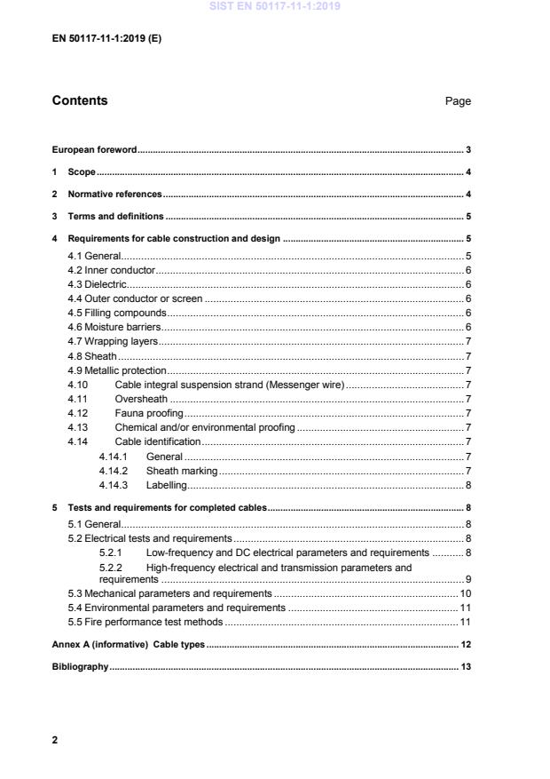 EN 50117-11-1:2019 EN 50117-11-1:2019 - Page 4 preview