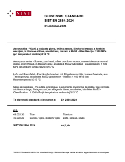 EN 2884:2024 EN 2884:2024 - Page 1 preview