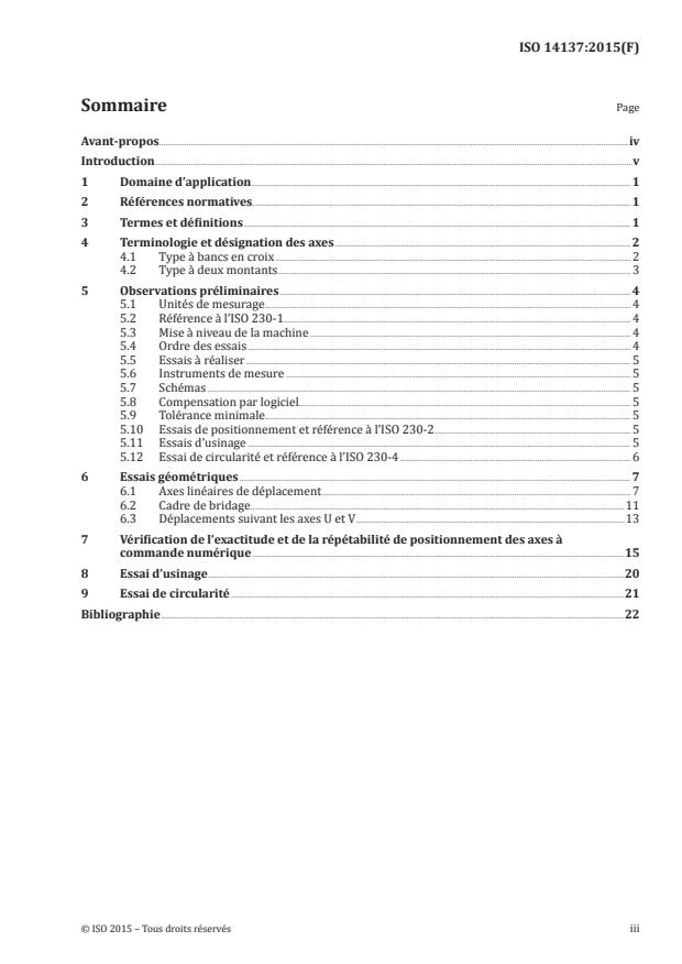 ISO 14137:2015 - Conditions d'essai des machines d'électroérosion a fil (fil EDM) -- Contrôle de l'exactitude