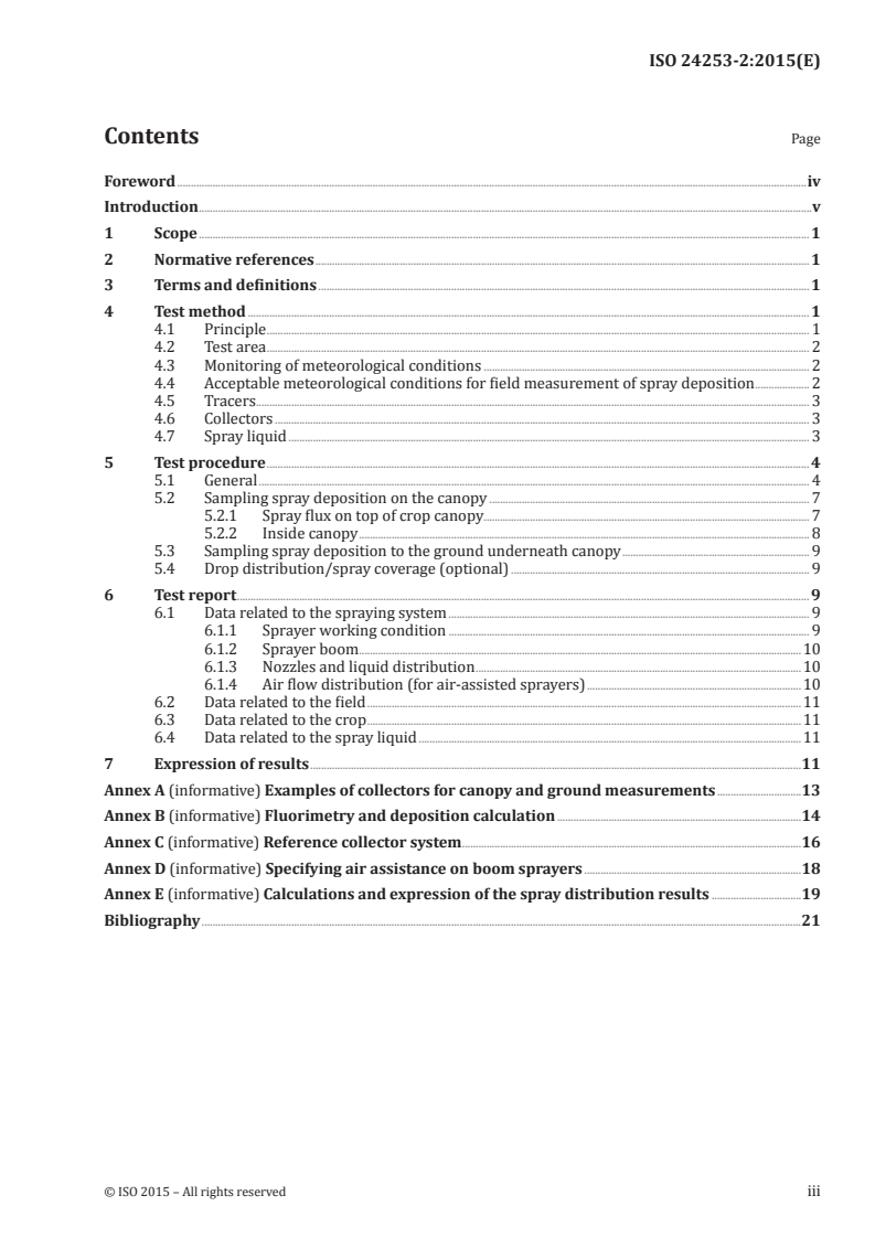 ISO 24253-2:2015 ISO 24253-2:2015 - Crop protection equipment — Spray deposition test for field crop — Part 2: Measurement in a crop
Released:3/16/2015