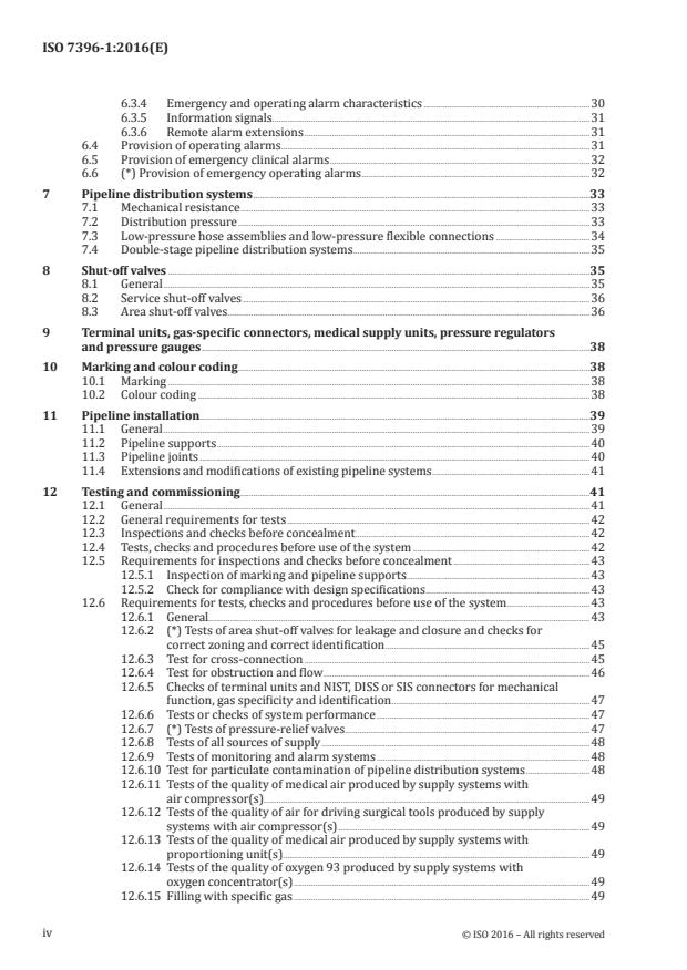 ISO 7396-1:2016 ISO 7396-1:2016 - Medical gas pipeline systems - Page 4 preview