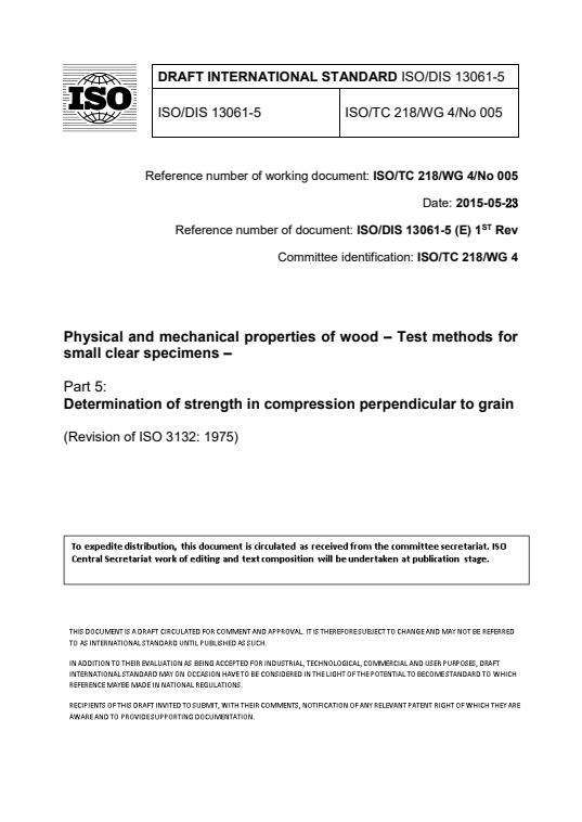 ISO/DIS 13061-5