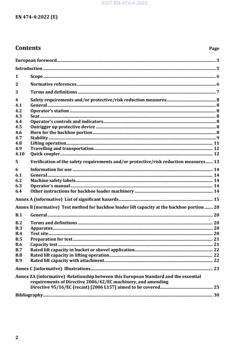 SIST EN 474-4:2022 SIST EN 474-4:2022 - Page 4 preview
