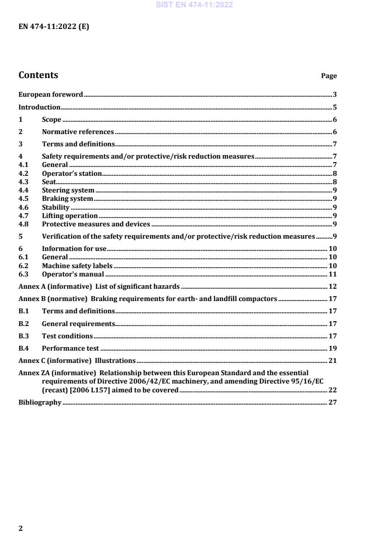 EN 474-11:2022 EN 474-11:2022 - BARVE - Page 4 preview