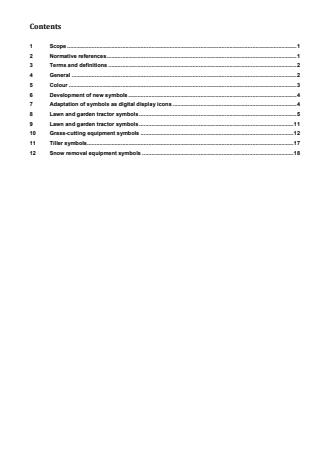 ISO 3767-3:2016 ISO 3767-3:2016 - Tractors, machinery for agriculture and forestry, powered lawn and garden equipment -- Symbols for operator controls and other displays - Page 4 preview