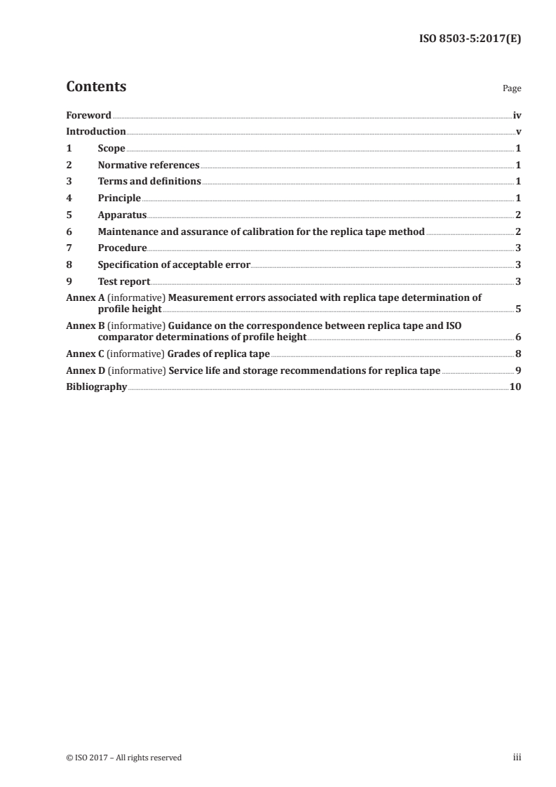 ISO 8503-5:2017 - Preparation of steel substrates before application of paints and related products — Surface roughness characteristics of blast-cleaned steel substrates — Part 5: Replica tape method for the determination of the surface profile
Released:2. 03. 2017